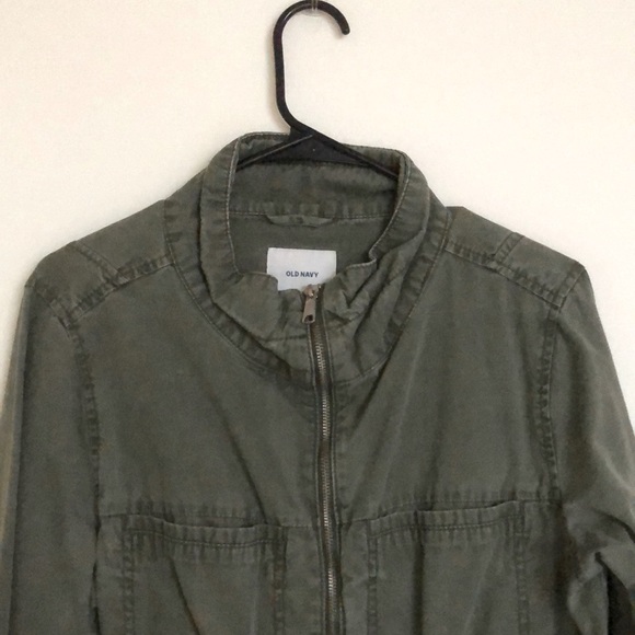 🟠 old navy green utility jacket - Picture 4 of 5